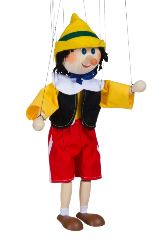 marioneta hilos pinocchio