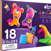 Arcilla Air para moldear figuras, no se pega a tus manos, se seca y endurece al aire en 24 horas.