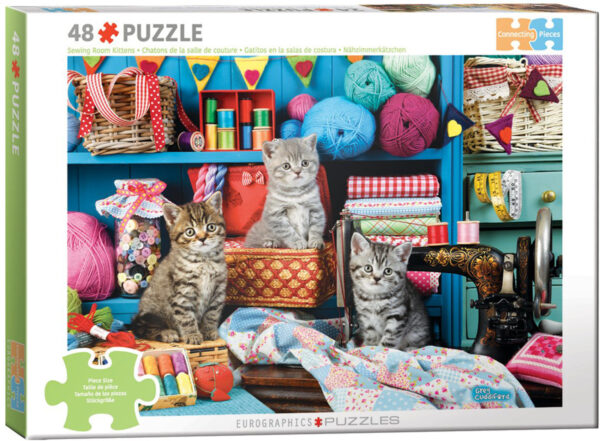 Puzzle 48 pzs. Gatos