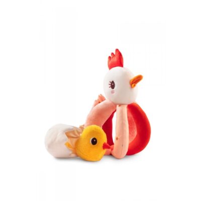 Gallina con pollito-Sonajero
