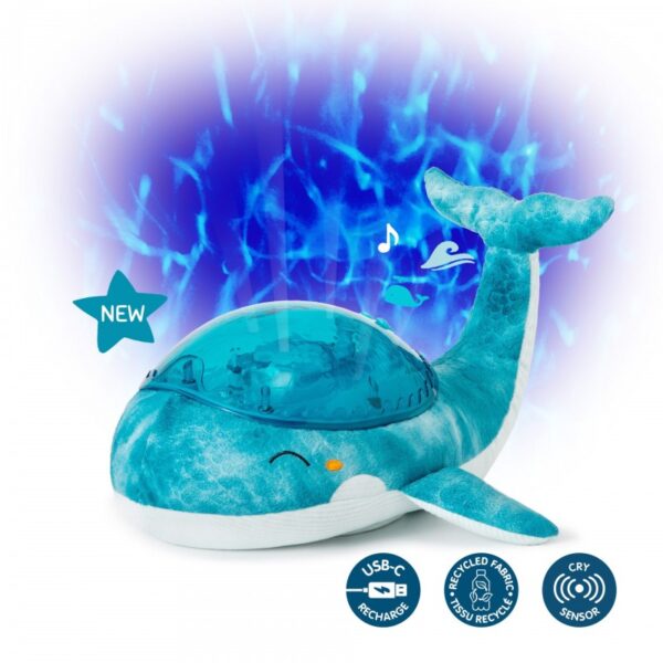 Proyector ballena luz y sonido del mar-USB