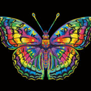 Manualidad Diamond Dotz Neón Mariposa