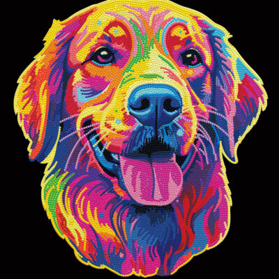 Manualidad Diamond Dotz Neon - Perro