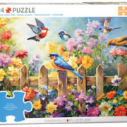 Puzzle 24 pzs.- Pájaros del jardín