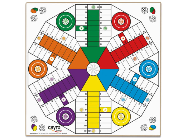 Tablero Parchís 4-6 jugadores