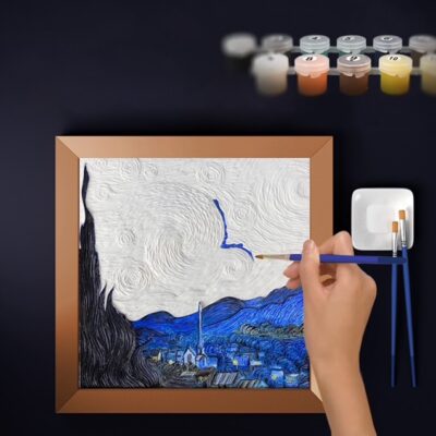 Pintar 3D La noche estrellada