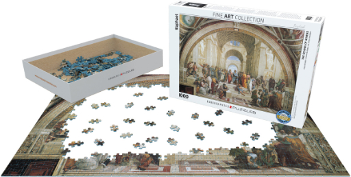puzzle 1000pzs. escuela de atenas 2