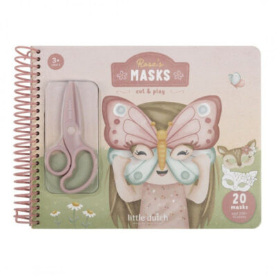 manualidad libro recorta y pinta mascaras