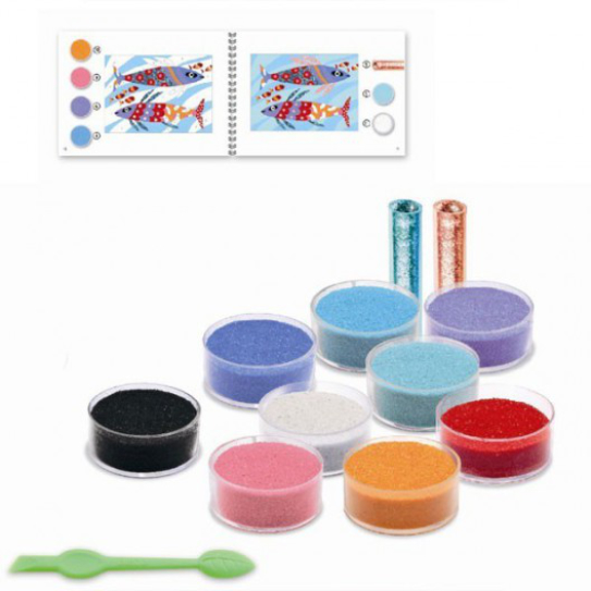 manualidad arenitas pez 3