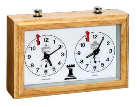 reloj ajedrez analogico