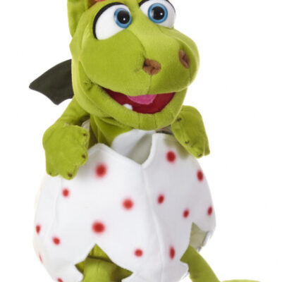 marioneta dragon con huevo 1