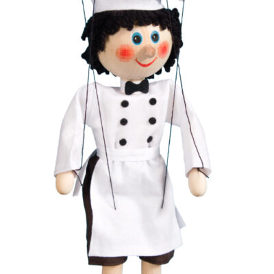 marioneta hilos cocinero