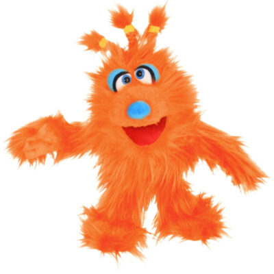 marioneta monstruo naranja