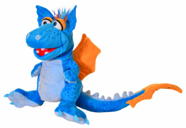 marioneta dragon azul 1