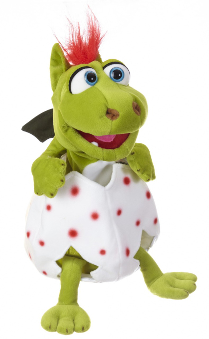 marioneta dragon con huevo 1