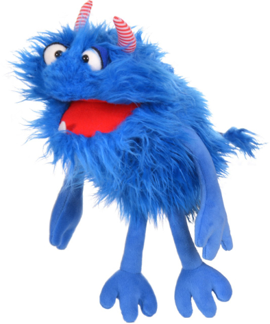 marioneta monstruo azul diablito 2